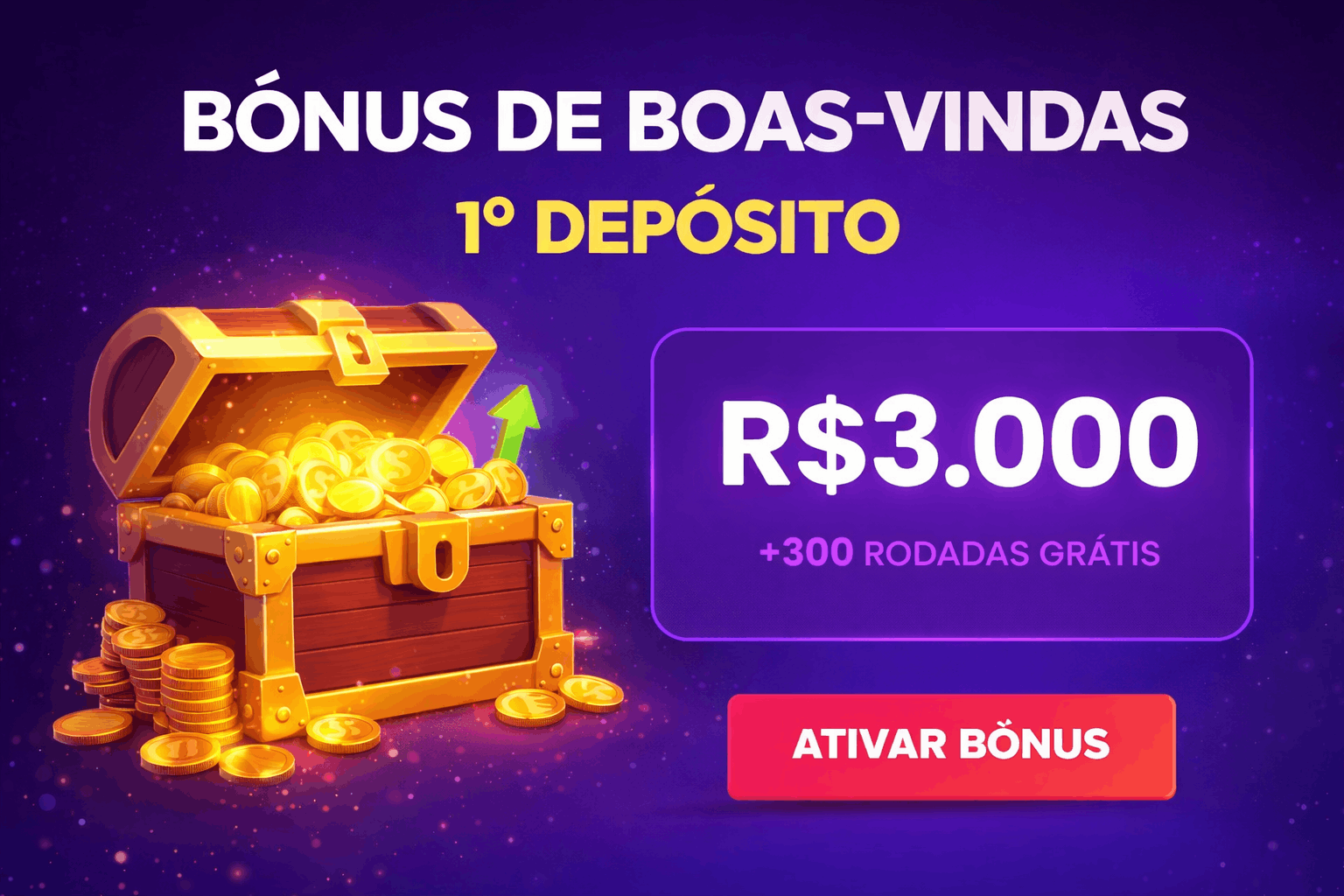 Bônus de primeiro depósito